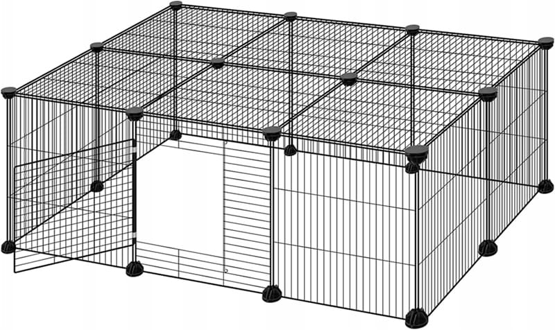 Kojec-Zagroda-Metalowa-Drzwi-dla-Malych-Zwierzat-Klatka-Skladany-Wybieg-Wysokosc-produktu-44-cm.jpg