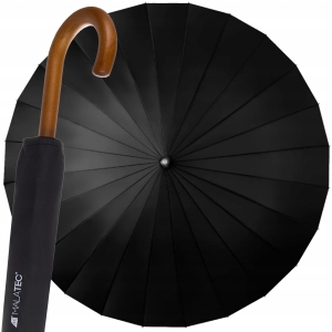 Duży Parasol Rządowy Premium 24 Druty z Włókna Elegancka Parasolka Lux XXL