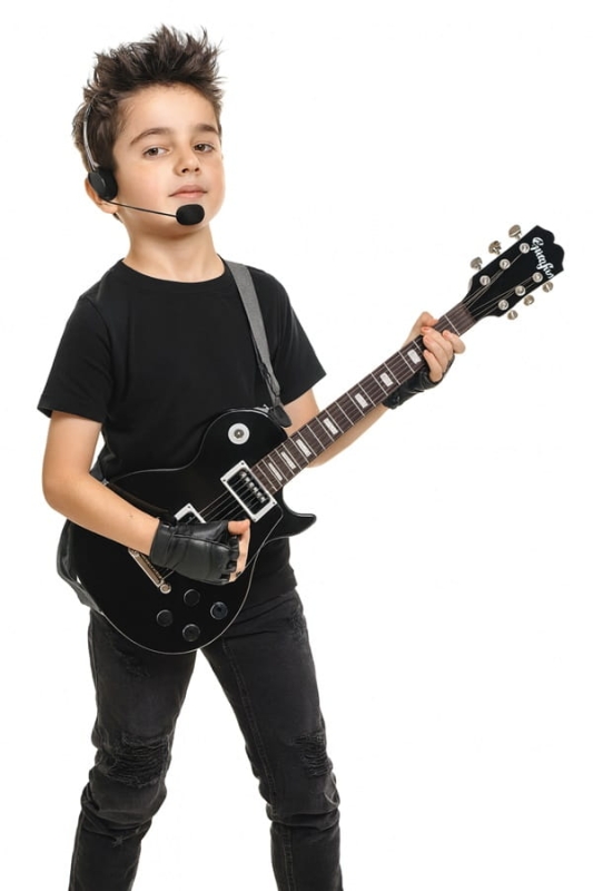 elektryczna gitara-gitara dla chłopca