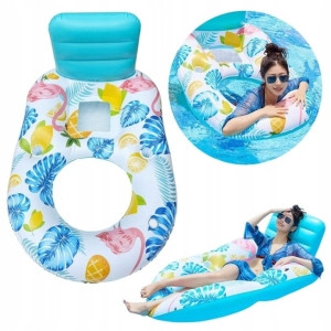 Materac do Pływania Pływak do Opalania Leżak Wodny Dmuchany do Wody