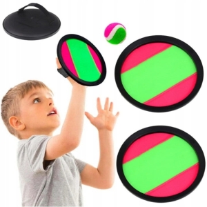 Duży Zestaw Catch Ball Paletki na Rzep Piłka Gra Zręcznościowa dla Dzieci