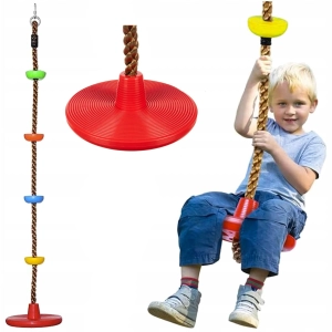 Lina do Wspinaczki Huśtawka Ogrodowa dla Dzieci Dysk Gruba Wspinaczkowa